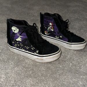 Jack Skeleton Vans for Toddlers size 9